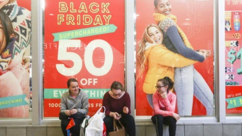 Photos: Shoppers turn out in force for Black Friday