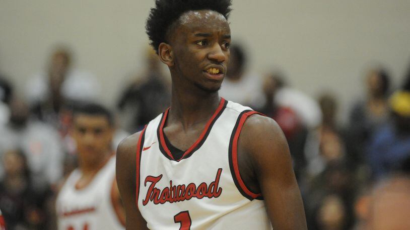 Trotwood-Madison junior Amari Davis surpassed 1,000 career points in the Rams’ previous game against Bowman Academy, a charter school located at Gary, Ind. MARC PENDLETON / STAFF.
