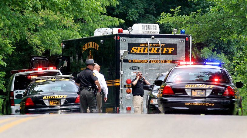 The Butler County Sheriff’s Office Bomb Squad responds to a previous incident. STAFF FILE PHOTO