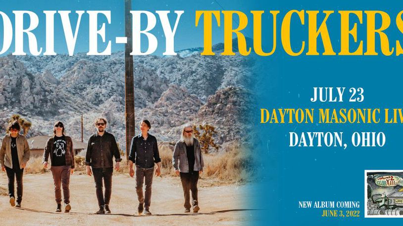 Dayton Masonic Live will host rock band Drive-By Truckers July 23. CONTRIBUTED