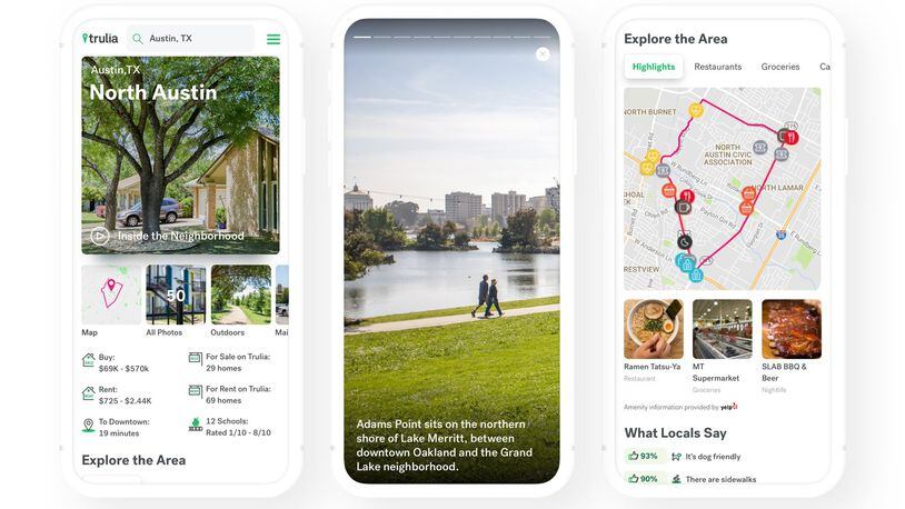 Trulia is a site for homebuyers, which not only shows homes for sale, but also extensive information about the area you might be considering moving to. (Handout/TNS)