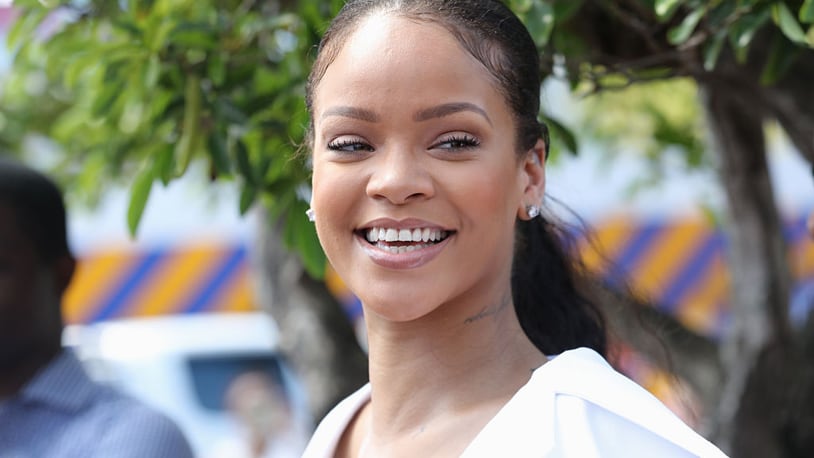 BRIDGETOWN, BARBADOS - DECEMBER 01:  Rihanna attends the 'Man Aware' event held by the Barbados National HIV/AIDS Commission on the eleventh day of an official visit on December 1, 2016 in Bridgetown, Barbados.  Prince Harry's visit to The Caribbean marks the 35th Anniversary of Independence in Antigua and Barbuda and the 50th Anniversary of Independence in Barbados and Guyana.  (Photo by Chris Jackson - Pool/Getty Images)