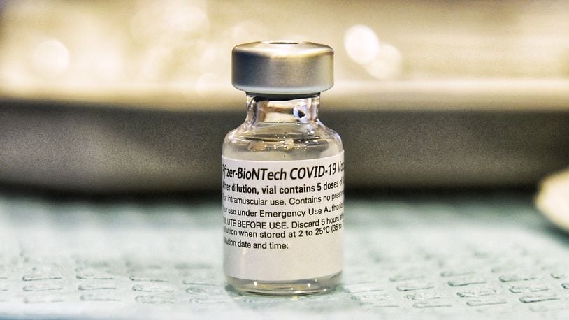 The Warren County Health District is creating an interest list for those eligible to receive a coronavirus vaccine under Ohio's 1A and 1B phases. NICK GRAHAM / STAFF