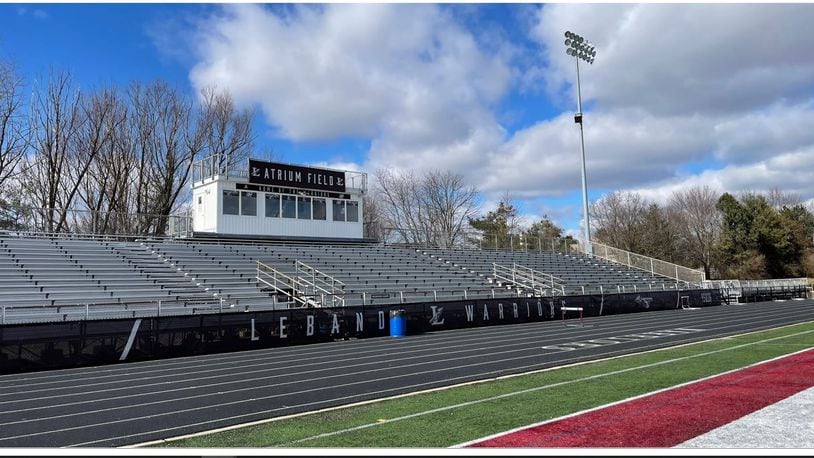 Lebanon City Schools say that plans are in the works for a $4.9 million capital improvement project that includes new bleachers at James VanDeGrift Stadium, replacing most of the roof and installing field turf for soccer and lacrosse at Lebanon High School. CONTRIBUTED/LEBANON CITY SCHOOLS