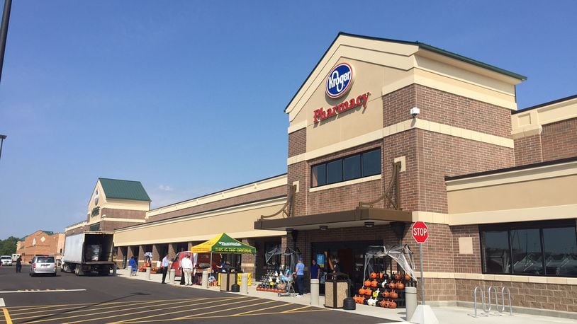 The new Kroger marketplace, located at 1161 E. Dayton-Yellow Springs Road in Fairborn, opened Thursday, Aug. 10, 2017. It is a 134,000-square-foot facility the largest Kroger in the Dayton region, said Mike Gebhart, Fairborn s assistant city manager. The store is a $23 million investment for the Cincinnati-headquartered grocery retailer, and will employ approximately 350 workers. JAROD THRUSH / STAFF