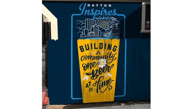 This Saturday, Dayton's first co-op brewery will celebrate their sixth birthday with the unveiling of a new Dayton Inspires mural.