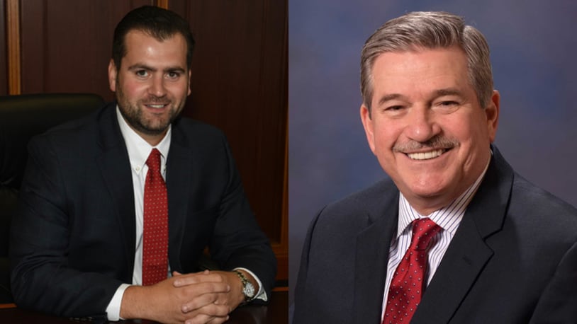 The candidates for Montgomery County Auditor in the Nov. 8, 2022 election are Karl Kordalis (left) and Karl Keith (right)