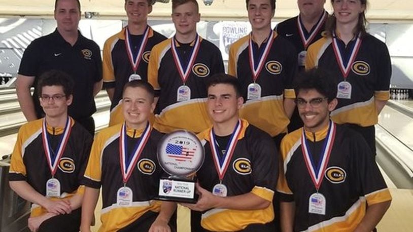 The Centerville boys bowling team finished second in the U.S. High School Bowling National Championship at Indianapolis. CONTRIBUTED PHOTO