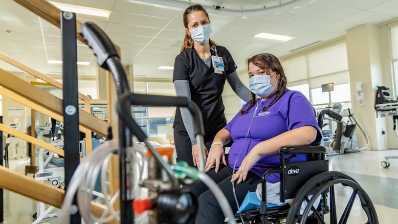Months after being hospitalized for COVID-19, 31-year-old Shayna Stanley still is on oxygen. She was comatose and on life support for two months. Since them, she's completed several rounds of physical therapy to learn how to walk again.