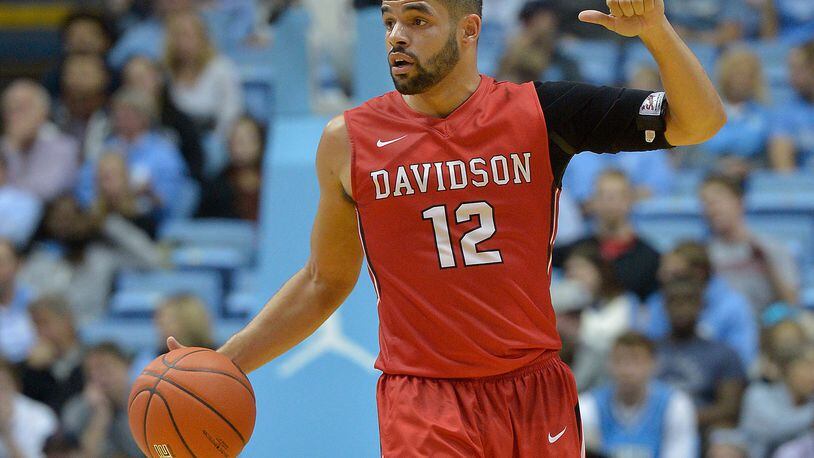 Davidson’s Jack Gibbs is the most dangerous man in the Atlantic 10. Photo by Grant Halverson/Getty Images