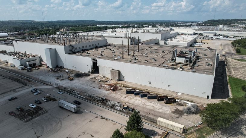 The rehabilitation of the old GM paint plant is expected to be complete by early 2023. The facility is 392,000-square-foot and is across the street from the Fuyao Glass America. JIM NOELKER/STAFF