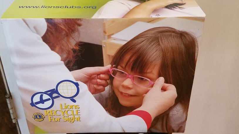 The Lions Club welcomes donations of eyeglasses and those for children are especially in demand. CONTRIBUTED