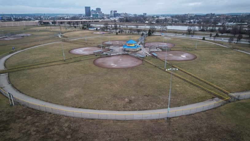 The city of Dayton is looking to make Kettering Field a premier sports complex by spending $15 million to upgrade the facility. JIM NOELKER/STAFF