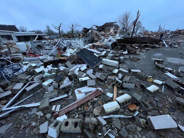 Tornado damage Lakeview, Ohio