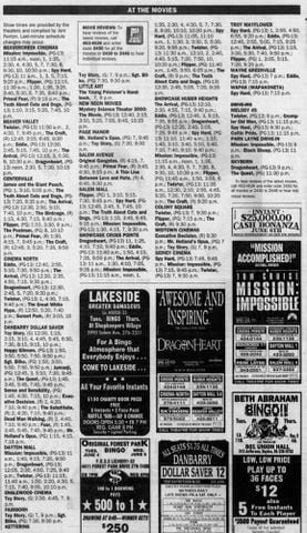 TV and Movie listings pages