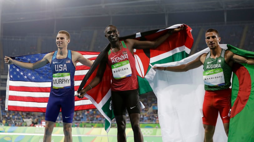 Tri-Village grad Clayton Murphy took the bronze in Monday night's 800-meter Olympic final.