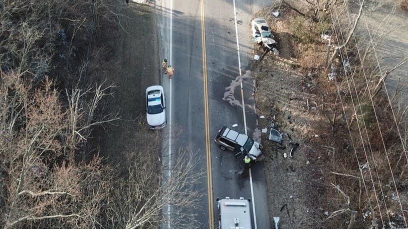 A Warren County boy died and another driver is in critical condition after a 4-car crash on Ohio 48 in Clearcreek Twp., Warren County. JAROD THRUSH/STAFF