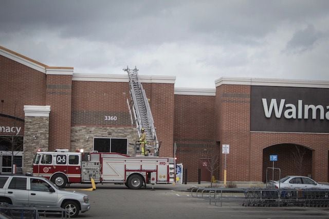 Walmart fire