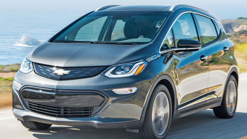 The electric car from Chevrolet went on sale late last year. It gets more than 200 miles per battery charge, which is more than the average American drives in a day. The Bolt also sells for around $30,000 when a federal tax credit is included. Photo by Chevrolet