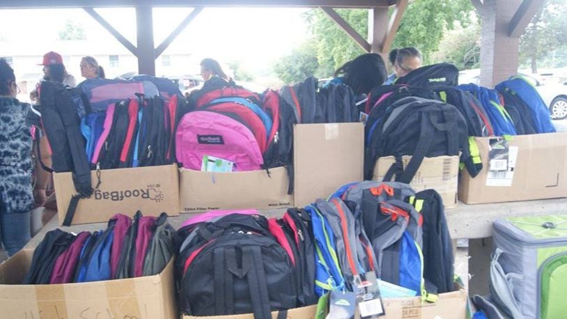 A backpack/school supply giveaway for military families will be held Sunday, July 30 at the Holiday Inn Dayton/Fairborn near Wright State University. CONTRIBUTED