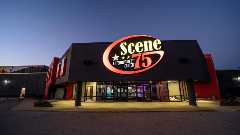 Scene75, closed since May last year, plans to reopen Dec. 16, 2020. The indoor entertainment center on Poe Avenue in Vandalia was heavily damaged by the 2019 Memorial Day tornadoes. TOM GILLIAM/CONTRIBUTING PHOTOGRAPHER