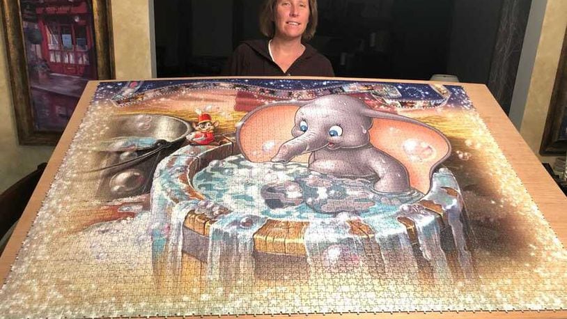 Beavercreek woman almost complete with pandemic Disney puzzle project