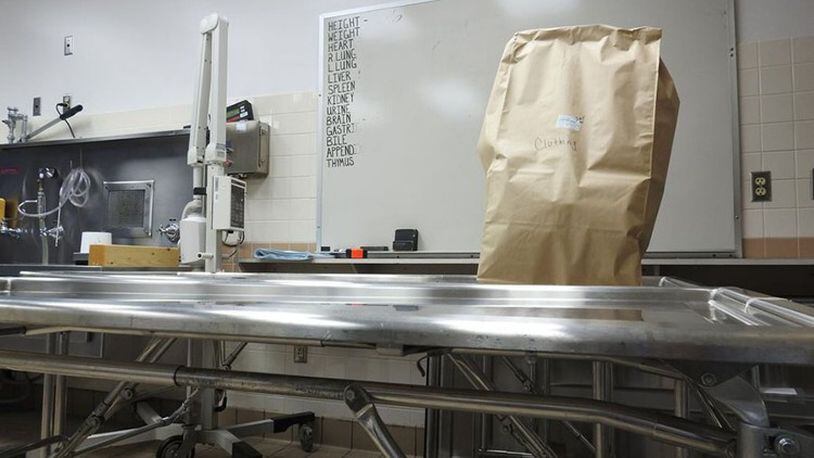 The Montgomery County morgue in the last year and a half expanded its body-storage capacity to keep up with increased demand. STAFF