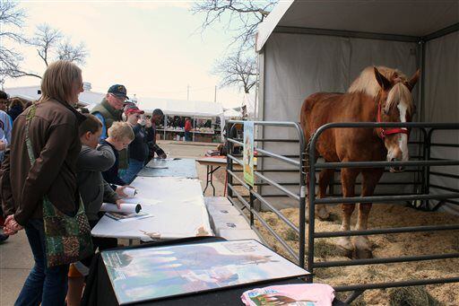 Midwest Horse Fair features tallest horse, tallest donkey