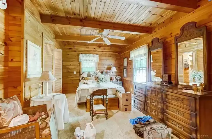 PHOTOS: Custom log-cabin style home listed near New Carlisle