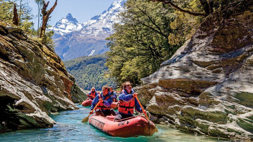 In Glenorchy, New Zealand, the outdoors company Ngai Tahu must bring in chemical toilets during peak season because the small town's waste-water facilities can't meet the tourist influx. (Photo: Ngai Tahu Tourism)