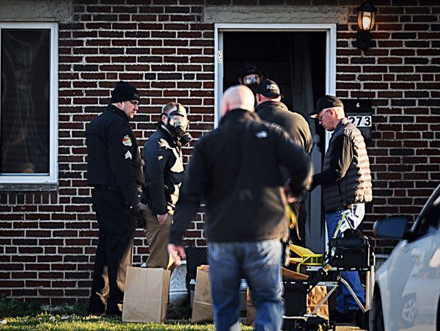 PHOTOS: Home searched after Fairborn standoff ends