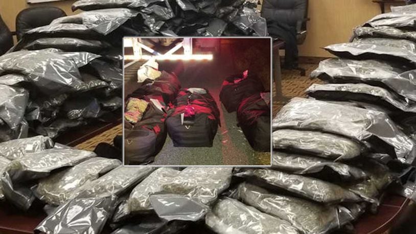 Authorities found $840,000 worth of marijuana in a drug bust in Memphis, Tennessee.