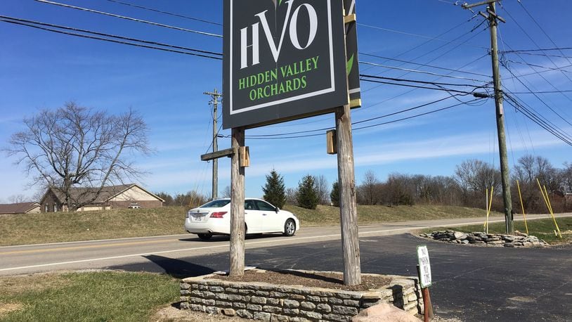 Hidden Valley Orchards, former Hidden Valley Fruit Farm, in Warren County has new owners and has applied for a liquor license.