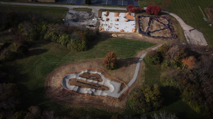 Tommy Zula, a New Carlisle native and Red Bull UCI Pump Track World Champion in 2019, plans to perform at Saturday's soft opening of the new skate/bike park in Huber Heights. JIM NOELKER/STAFF