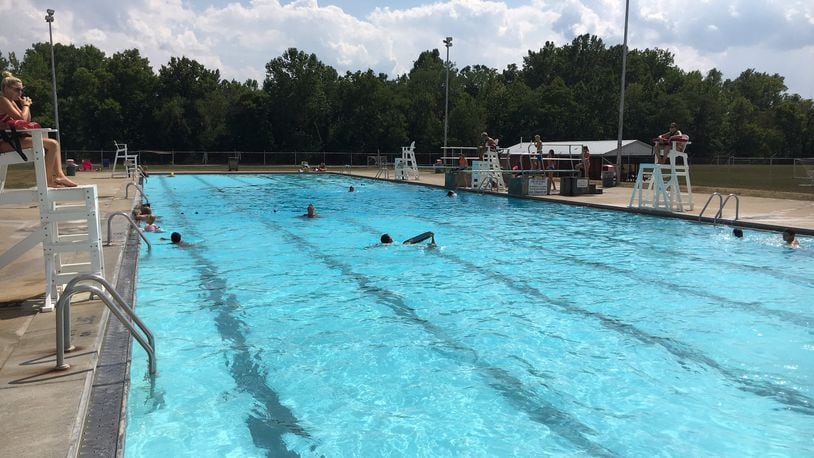 Franklin City Council is applying for a $140,000 state NatureWorks grant to pay for various improvements at the Paul Elmer Fitzgerald Pool in Community Park. ED RICHTER/STAFF