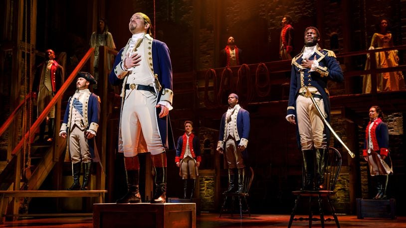 The local premiere of "Hamilton" will be held Jan. 26-Feb. 6, 2022 at the Schuster Center.