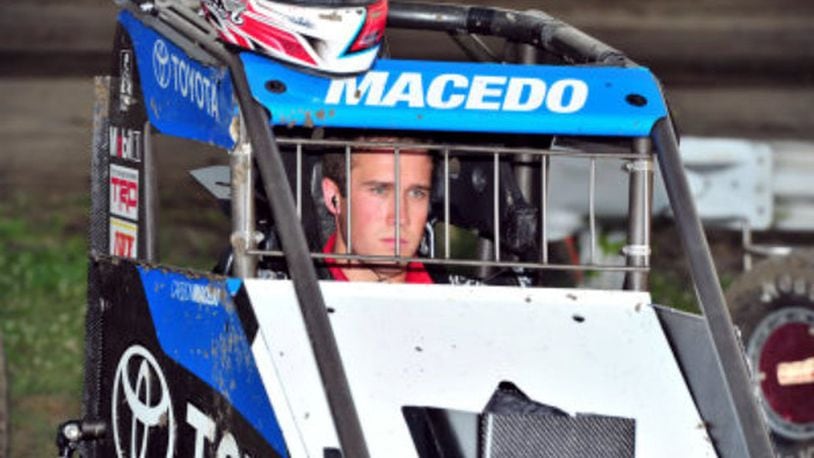 California’s Carson Macedo, who leads the All-Star Circuit of Champions points, competes at his first Kings Royal event at Eldora Speedway this weekend. The three-day event starting Thursday features the 410 winged sprint cars. Macedo finished second at Eldora during the Ohio Sprint Speedweek race held June 16. / Contributed