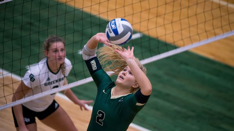 Wright State's Lainey Stephenson leads the Horizon League in assists per set at 9.98. Wright State Athletics photo