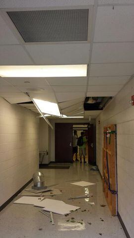 Lynchburg High School damage