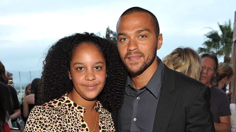 Actor Jesse Williams (R) and wife, real estate broker Aryn Drake-Lee, pictured in 2010,  are reportedly divorcing. (Photo by John Shearer/Getty Images for GQ Magazine)