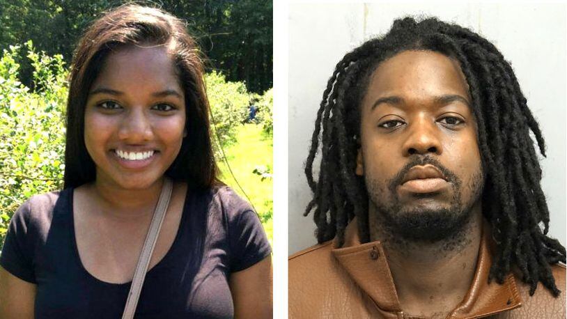 Donald Thurman, 26, of Chicago, is charged with first-degree murder and criminal sexual assault in the Nov. 23, 2019, killing of 19-year-old Ruth George at the U. of Illinois at Chicago. George was found dead in her car in a campus parking deck. University of Illinois at Chicago, AP Photo