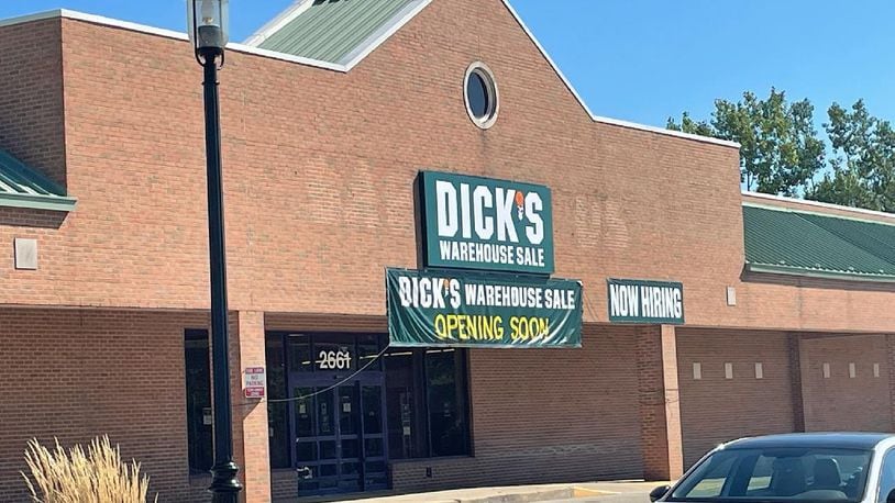Dick’s Warehouse Sale is set to debut Friday, Nov. 4, 2022, at 2661 Miamisburg Centerville Road in Miami Twp., according to a press release from the company.