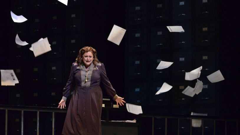 Soprano Kara Shay Thomson returns to Dayton Opera in the role of Magda in “The Consul.” CONTRIBUTED PHOTO