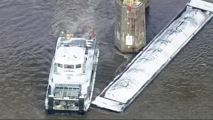 Barges that broke loose along the Monongahela River in Pittsburgh forced several bridges to close down.