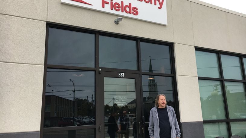 John Helpling of Dayton said he drove three and a half hours to get medical marijuana before Strawberry Fields and the dispensary in Riverside opened. STAFF/BONNIE MEIBERS