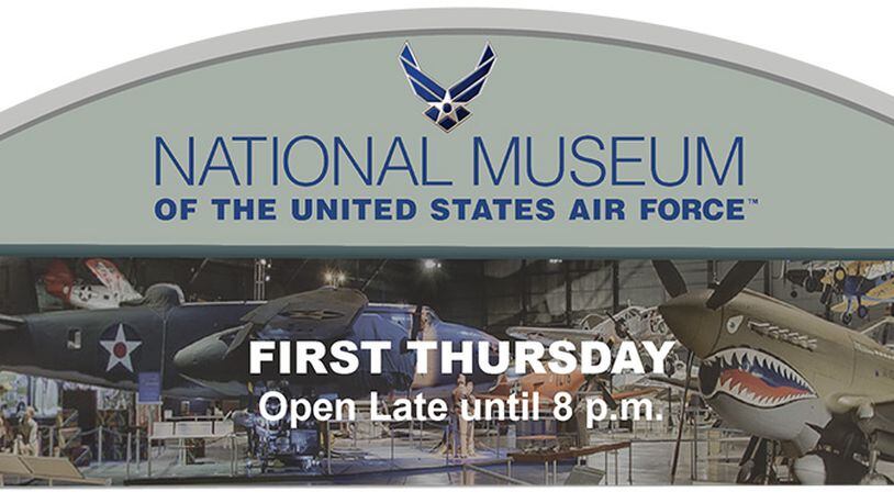 The National Museum of the U.S. Air Force will remain open until 8 p.m. the first Thursday of each month in 2020. (U.S. Air Force graphic)