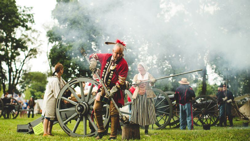 Live re-enactments are just part of what's offered at the Gathering at Garst in Greenville.