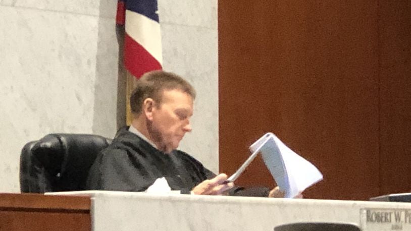 Judge Robert Peeler has been criticized for the eight year prison sentenced he ordered for John Austin Hopkins, the former Springboro teacher convicted of 34 counts of gross sexual imposition on girls during his first-grade gym class. STAFF/LAWRENCE BUDD