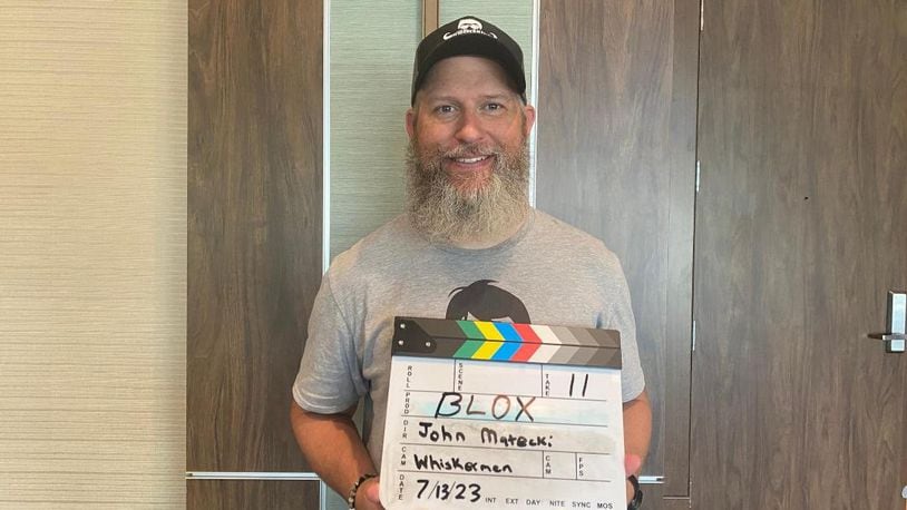 John Matecki, co-owner of Bellbrook-based beard care company Whiskermen, participated on Season 11 of the reality web TV show "The Blox." CONTRIBUTED