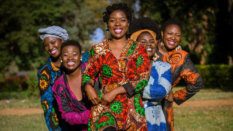The five-woman group Nobuntu from Zimbabwe, Africa will bring music and dance with an international flavor to the Clark State Performing Arts Center. CONTRIBUTED